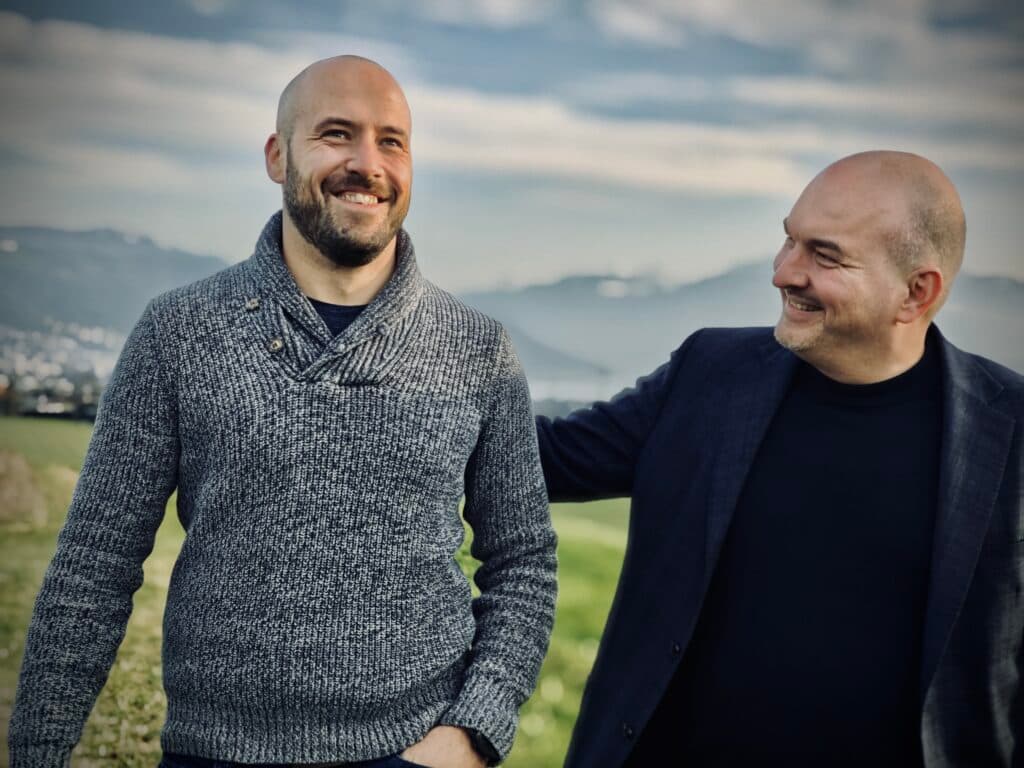 Jens Herbst and Reto Massalongo, WeSendit leadership transition