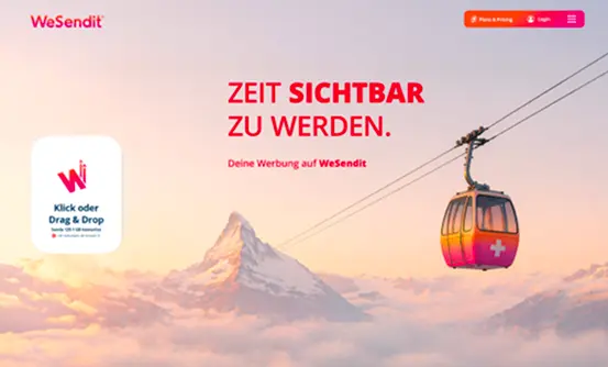WeSendit Brand Refresh 2026 interface preview