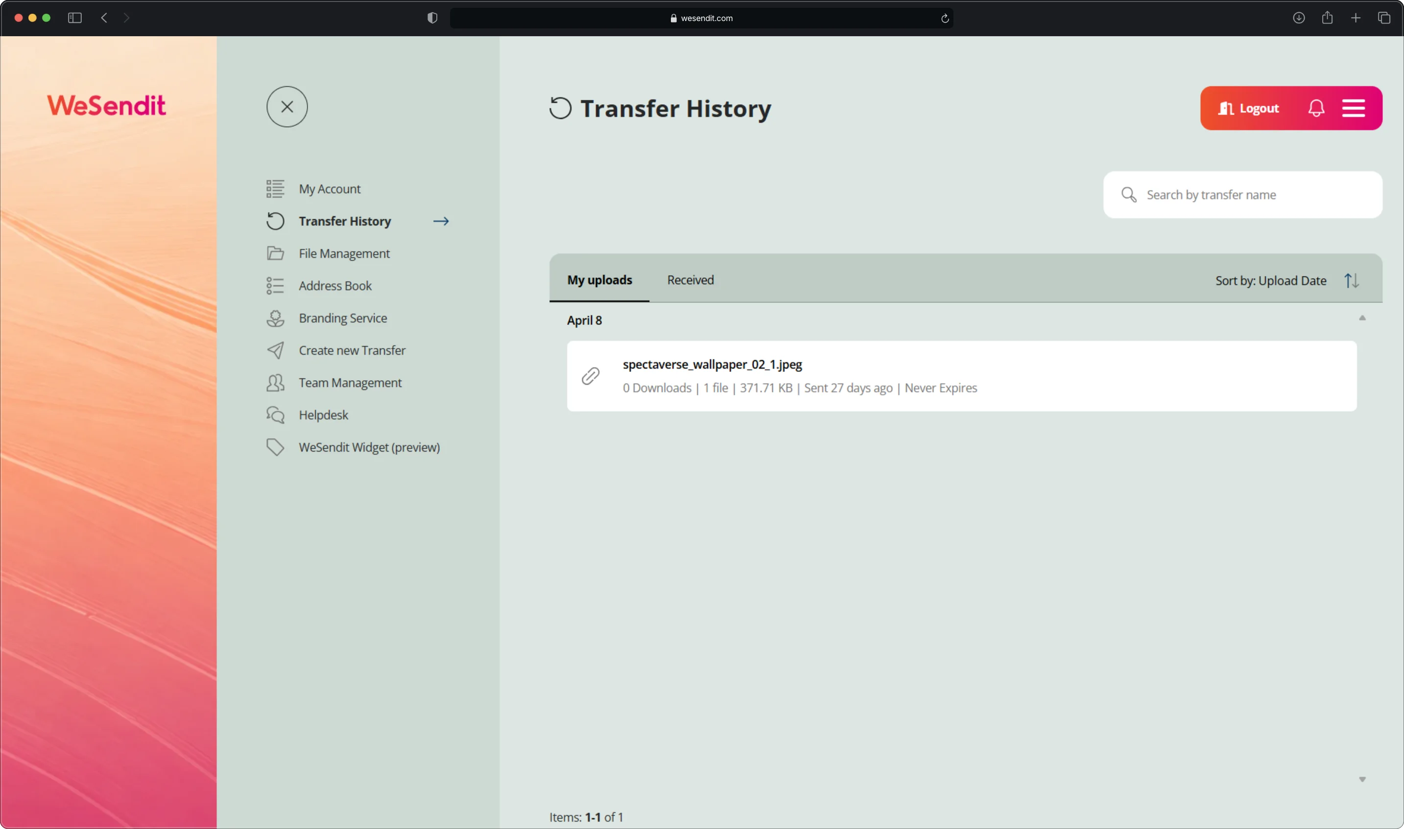 Transfer History